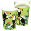 Image de Boland tasses de fête Toucan 25 cl 6 pièces vertes