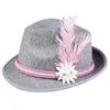 Image de Boland chapeau Oktoberfest taille unique gris / rose