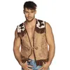 Image de gilet western cowboy camel - boland 54348