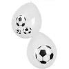 Image de 6 ballons latex ballon football vintage - boland 62505