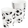 Image de Boland party coupes football 6 pièces 25 cl