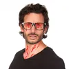 Image de Boland lunettes de soirée Bloody wayfarer polycarbonate noir/rouge