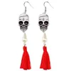 Image de paire boucles d'oreilles crânes adulte - boland 72168