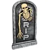 Image de pierre tombale rip squelette 56x33cm gris - boland 73061