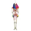 Image de squelette clown cirque suspension décoratif 1.6m - boland 73111