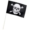 Image de drapeau à main sigle pirate 45x30cm noir - boland 74163