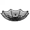 Image de Boland panier toile d'araignée Halloween 27 cm polypropylène noir