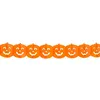 Image de guirlande papier frise citrouille évidée 4m orange - boland 74564