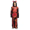 Image de déguisement diable squelette enflammé garçon - 7/9 ans - rouge - boland 78164