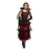Image de déguisement vampiresse dentelle femme - m/l - rouge - boland 79179