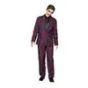 Image de déguisement mr smile costume zébré violet ado - 14/16 ans - violet - boland 79202