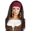 Image de Boland Perruque Pirate Trinity avec bandana dames marron