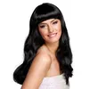 Image de perruque glamour cheveux longs ondulés noir femme - boland 85865