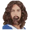 Image de Perruque Mousquetaire Avec Barbe - Noir