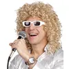 Image de Boland perruque Singer avec des lunettes hommes blond