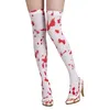 Image de Boland bas Bloodypour femmes en nylon rouge/blanc taille unique