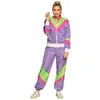 Image de Déguisement Survêtement Rétro - Violet - Femme - M Boland