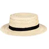 Image de chapeau paille canotier adulte - boland 90992