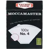 Image de Moccamaster Papier filtre No. 4, Machine à café : accessoires, Blanc