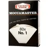 Image de Moccamaster Papier filtre No. 1, Machine à café : accessoires, Blanc