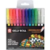 Image de 12 stylos - Encre gel - Sakura Gelly Roll - Moonlight Fluorescent - Dessin