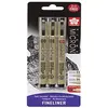 Image de Sakura, Stylo, Pigma Micron Set Noir 01, 05 & Crayon graphique gratuit (3x)