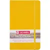 Image de Talens, Cahier + bloc-notes, Malbuch 13 x 21 cm Gold Gelb (A5, Couverture rigide)