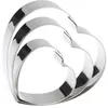 Image de Decoupoir x5 coeur inox 18 0 malis patisse 02013