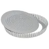 Image de Patisse moule a tarte perforé antiadhésif en acier revetu - 28 cm 03573