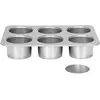 Image de Patisse Mini Cheesecake Pan, Moule à gâteau, Argent