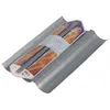 Image de PATISSE Moule 3 baguettes antiadhésif en acier revetu - 38x25x0,5 cm