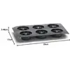Image de Patisse Set de moules à cupcakes avec picots décoratifs 24 pièces ø 5cm, Moule à gâteau, Noir