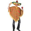 Image de Déguisement Poncho Mexicain - Adulte - M FUNNY FASHION