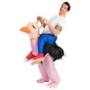 Image de Déguisement Gonflable - Carry Me - Course d'Autruche - Mixte - Unique FUNNY FASHION