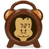 Image de Réveil enfants pédagogique et veilleuse Alecto BC-100 MONKEY Marron