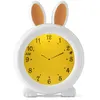 Image de Réveil enfants pédagogique et veilleuse, lapin Alecto BC100BUNNY Blanc