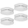 Image de Détecteur de fumée inteligent Wi-Fi 10 ans, pack de 4 Alecto SMARTSMOKE11 4X Blanc