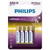 Image de Philips Lithium Ultra LR03 (AAA/L92) (4 pcs, AAA), Batteries + piles