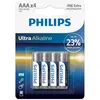 Image de Philips Pile ultra-alcaline LR03 (AAA) (4 pcs, AAA), Batteries + piles