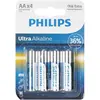 Image de Philips Pile Ultra Alcaline AA Lr6 4 Unité (4 pcs, AA), Batteries + piles