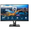 Image de Philips B Line 242B1 - Écran LED - 24" - 1920 x 1080 Full HD (1080p) @ 75 Hz - IPS - 250 cd/m² - 1000:1 - 4 ms - HDMI, DVI-D, VGA, DisplayPort - haut-parleurs - texture noire