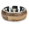 Image de Gamelle en bois et inox Designed by Lotte Mandira pour chien - capacité : 1300 ml, 21 cm de diamètre