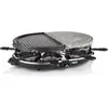 Image de Princess 162710 Raclette 8 Oval Stone & Grill Party, Appareil à raclette, Noir