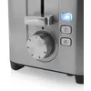 Image de Princess 142402 Double toaster à fente large avec grille spéciale viennoisieries acier inoxydable