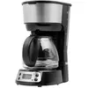 Image de Tristar Kaffeemaschine Schwarz Fassungsvermögen Tassen=6 Glaskanne, Warmhaltef, Cafetières à filtre, Noir