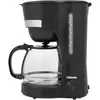 Image de Tristar Cafetière noire Capacité=12 tasses Verseuse en verre, maintien au chaud, Cafetières à filtre, Noir