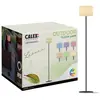 Image de Calex, Éclairage d'extérieur, Solarenergie -Stehlampe Latina - wiederaufladbar - Solar - 150 cm - stehende Lampe für Aussense (200 lm, IP44)