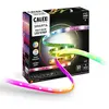 Image de Calex, Bande LED, Smart LED Strip - 10M, Slimme Lichtstrip, RGBIC+CCT, App bedienbaar, Binnengebruik, 24W (Blanc, RGB, 1000 cm, Intérieur)