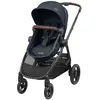 Image de Maxi-Cosi, Poussette, Zelia 3 Essential Graphite (monture noire et cuir marron) (0 Mois - 4 Années)