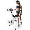 Image de Vélo d'appartement Pliable - BIGZZIA - Résistance réglables - Entraînement Gym - Blanc